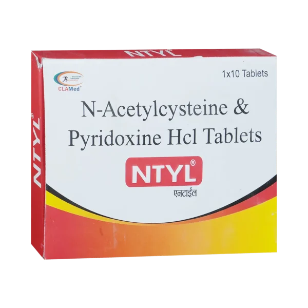 Ntyl Tablet (Acetylcysteine & Pyridoxamine dihydrochloride)