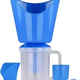 Asbob Healthcare 3 in 1 Steamer Cum Vaporizer Cord Length 1 Meter Blue