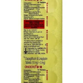 Ondero-D Tablet (Dapagliflozin/Linagliptin)