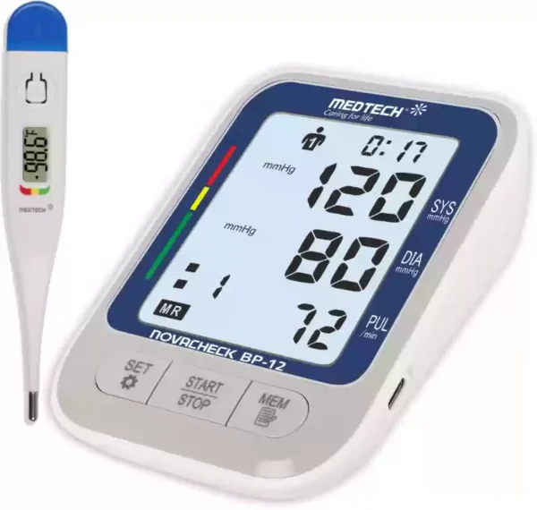 Medtech BP 12 Novacheck BP Monitor with Backlight