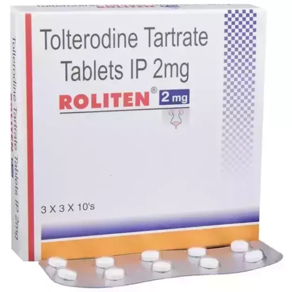 Roliten Tablet (Tolterodine)