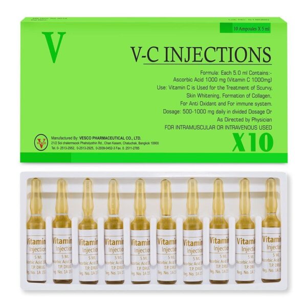 Vitamin C 1000mg Inj (Vitamin C / Ascorbic Acid)