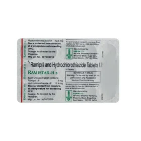 Ramistar-H Tablet (Ramipril and Hydrochlorothiazide)