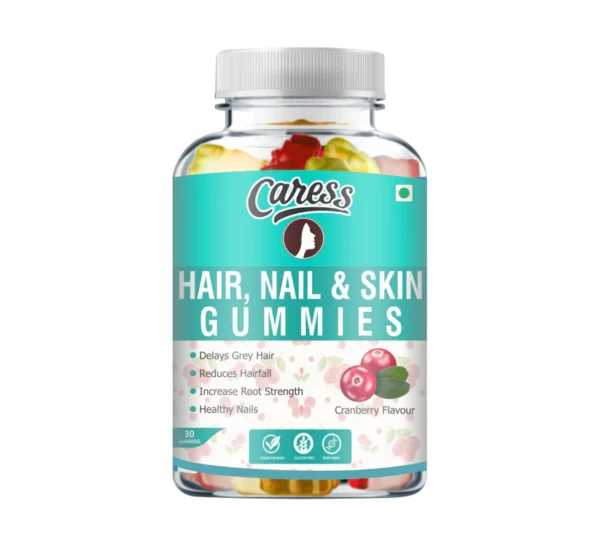 Caress Hair Nail & Skin Gummy Cranberry
