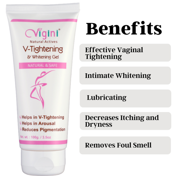 Vigini V-Tightening Gel 100ml + Bust Firming Massage Cream 100 ml - Image 4