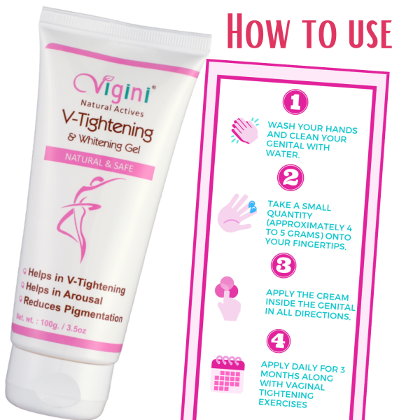 Vigini V-Tightening Gel 100ml + Bust Firming Massage Cream 100 ml - Image 7
