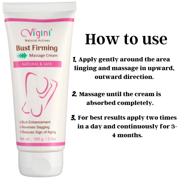Vigini V-Tightening Gel 100ml + Bust Firming Massage Cream 100 ml - Image 6