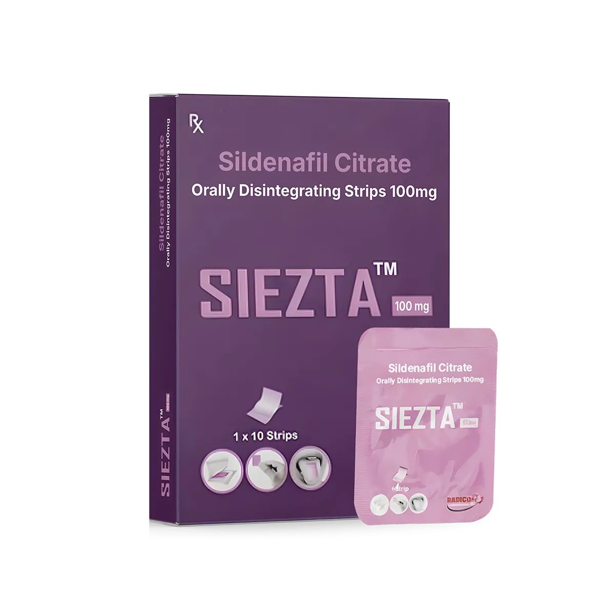 Siezta 100 Mg Sildenafil Oral Strips - Image 2