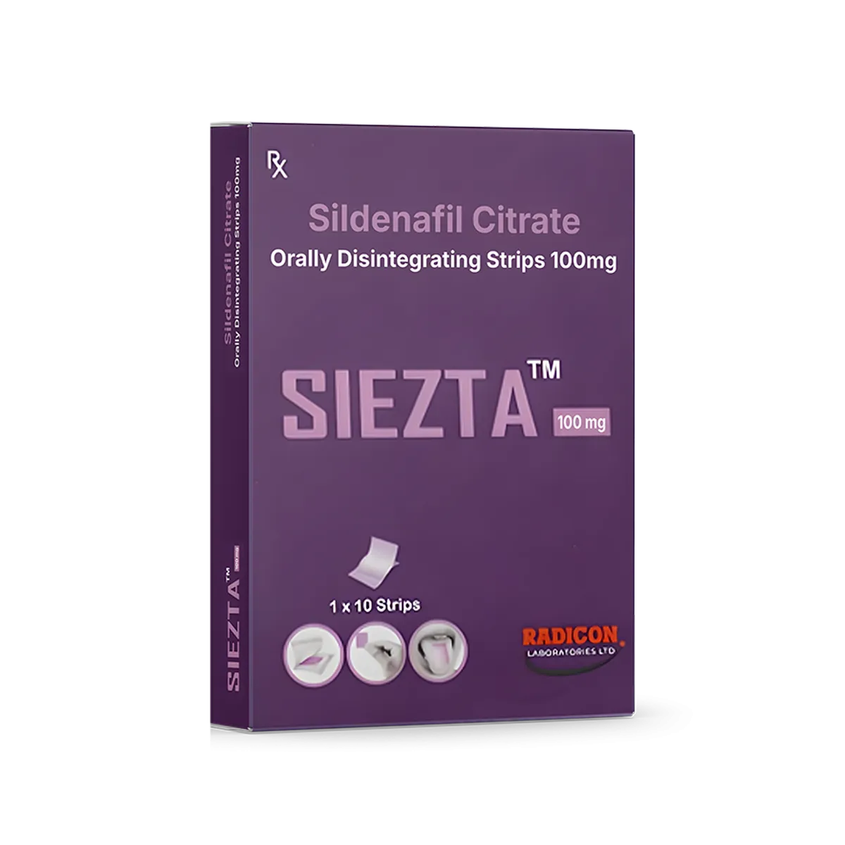 Siezta 100 Mg Sildenafil Oral Strips