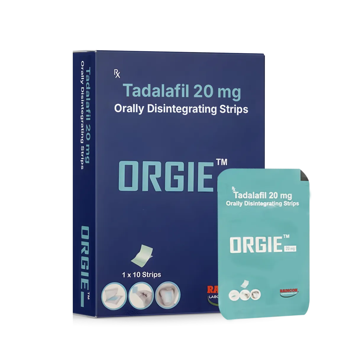 Orgie 20 Mg Tadalafil Oral Strips - Image 2
